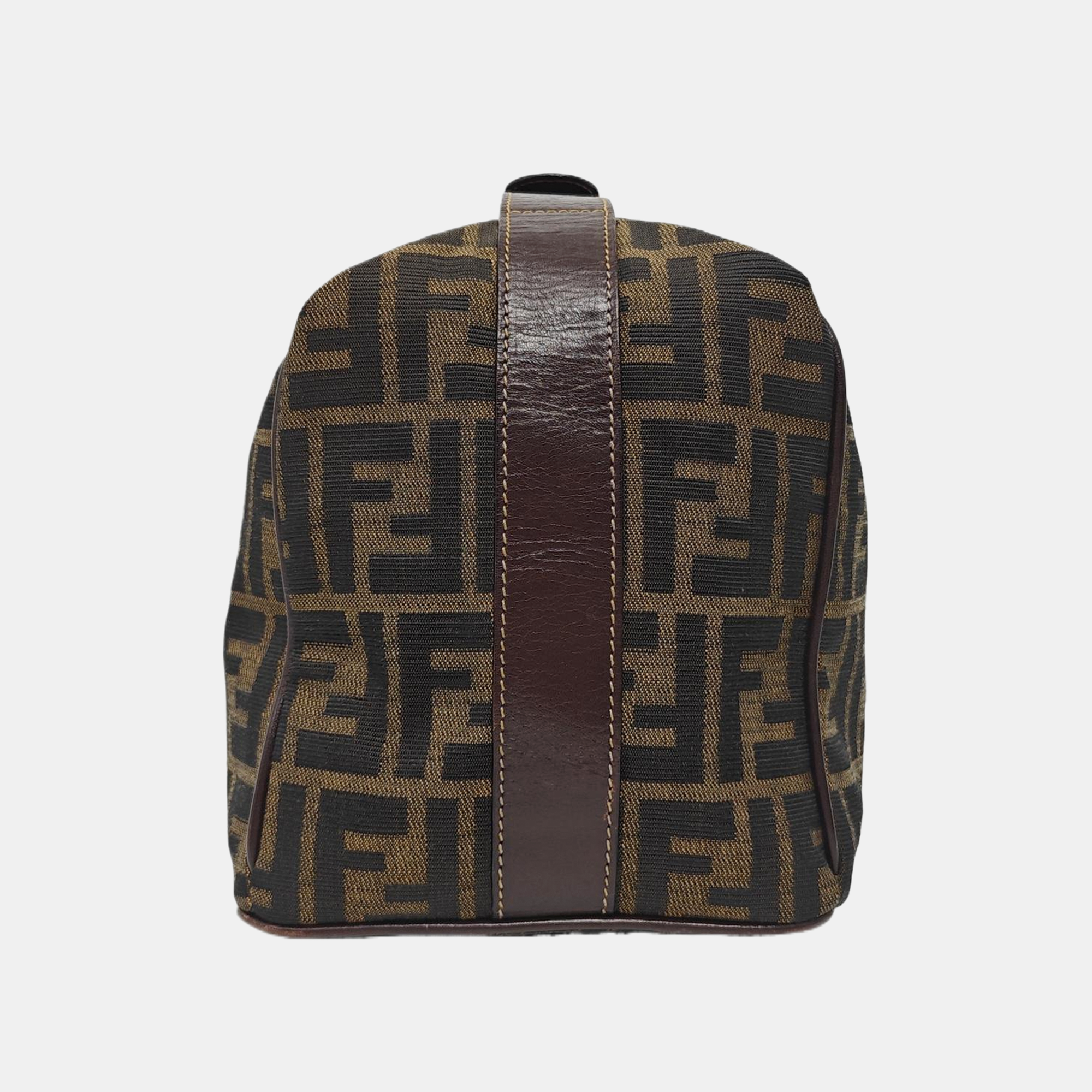Canvas Top Handle Bag Brown
