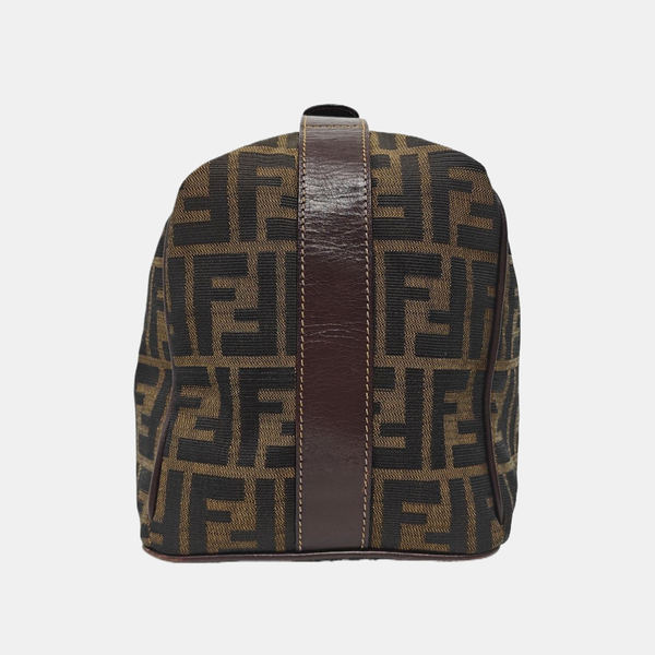 Canvas Top Handle Bag Brown