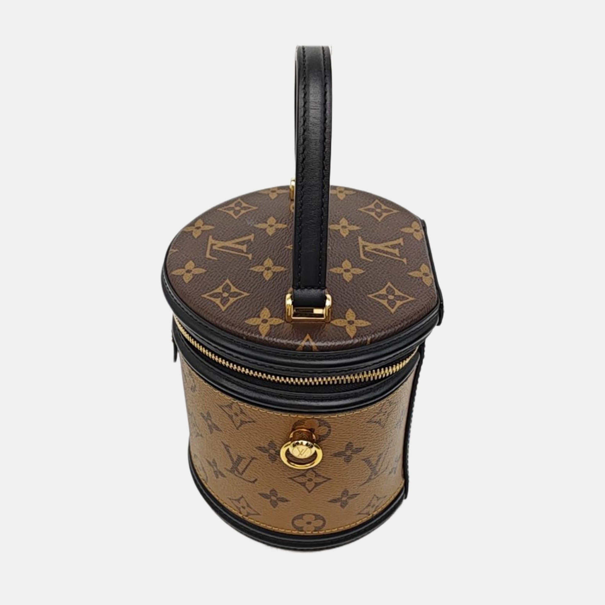 CANNES PM Monogram Coated Canvas Brown