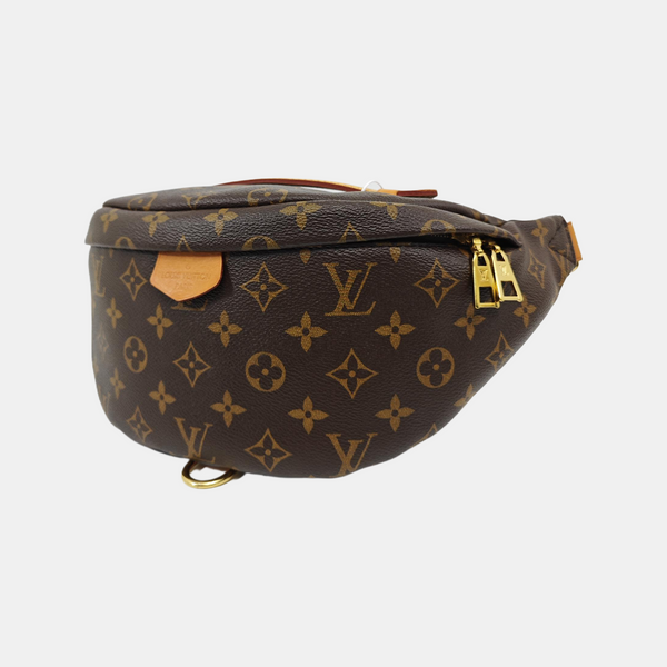 BUMBAG Monogram Coated Canvas Brown