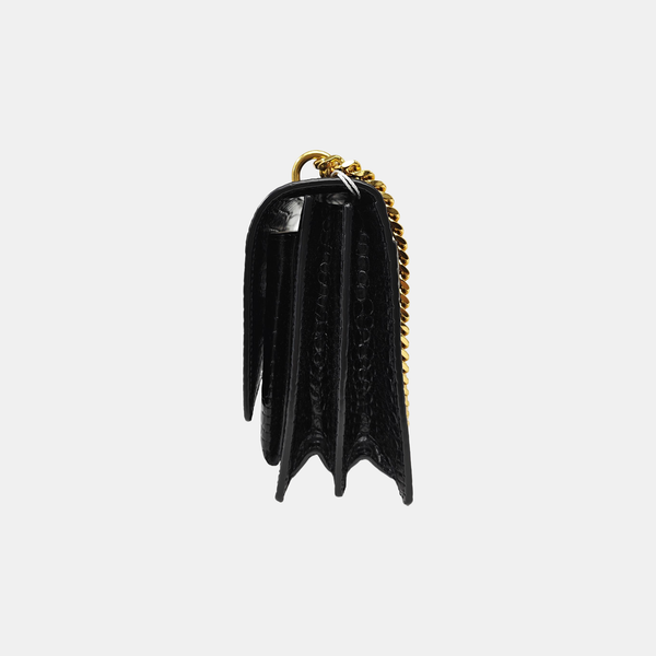 SUNSET Medium Calfskin Black