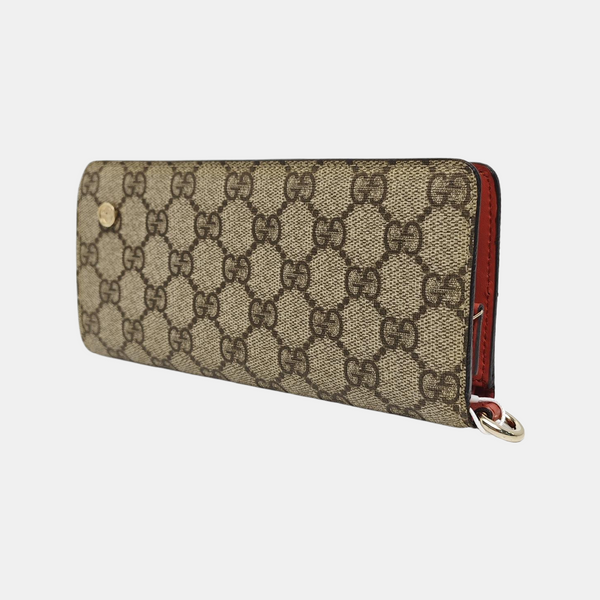 Monogram Coated Canvas Wallet Beige
