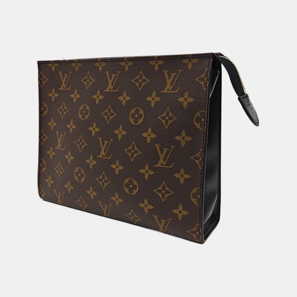 TOILET POCKET 26 Monogram Coated Canvas Brown