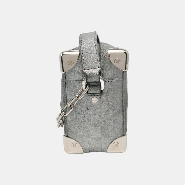 SOFT TRUNK Mini Damier Special Material Silver