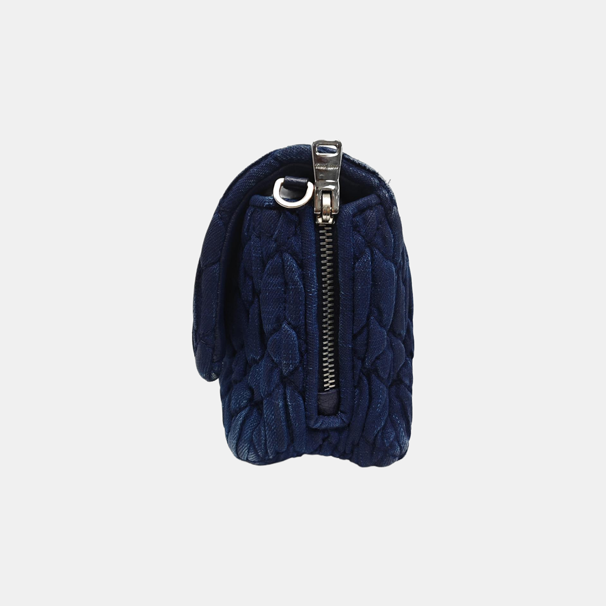 Crystal Quilted Fabric Blue