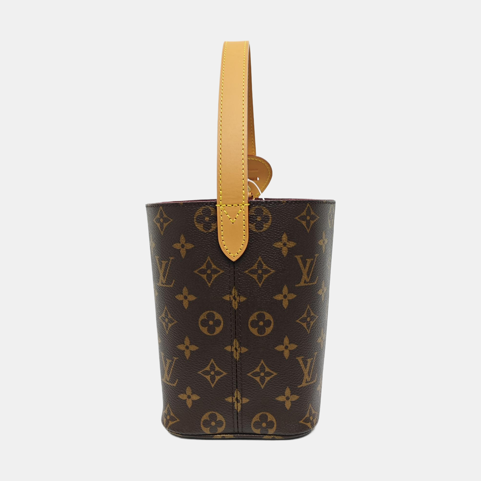 ALL IN BB Monogram Coated Canvas Brown