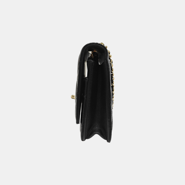 TRENDY CC WOC Quilted Lambskin Black