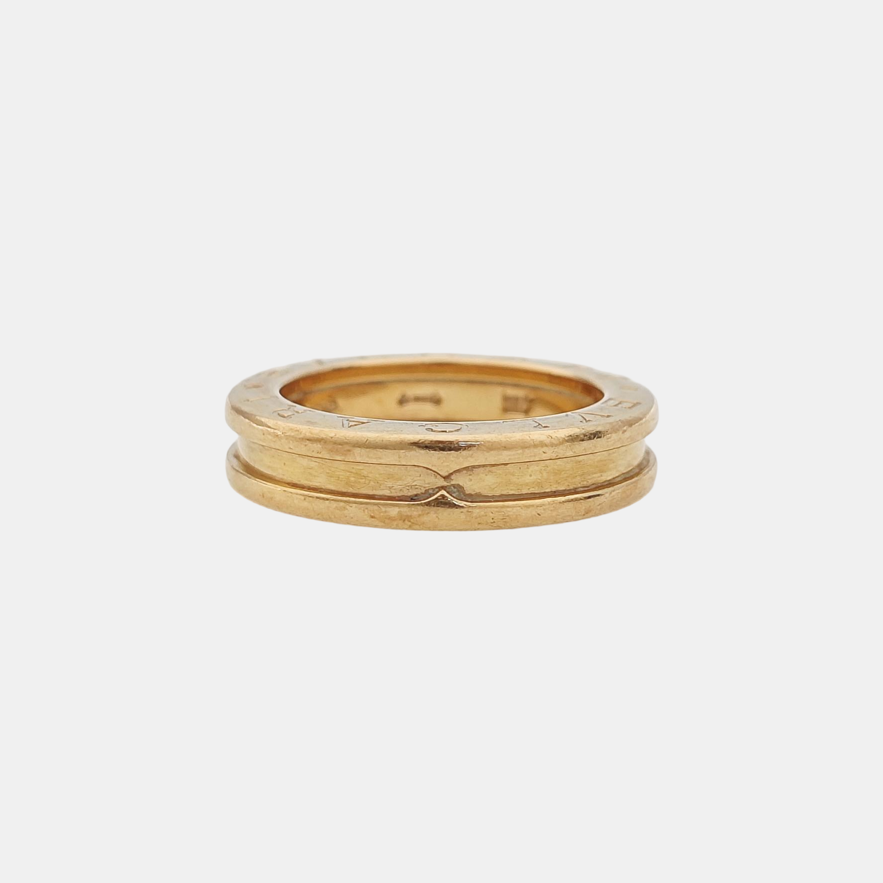 B.ZERO1 18k Rose Gold Ring EU 50