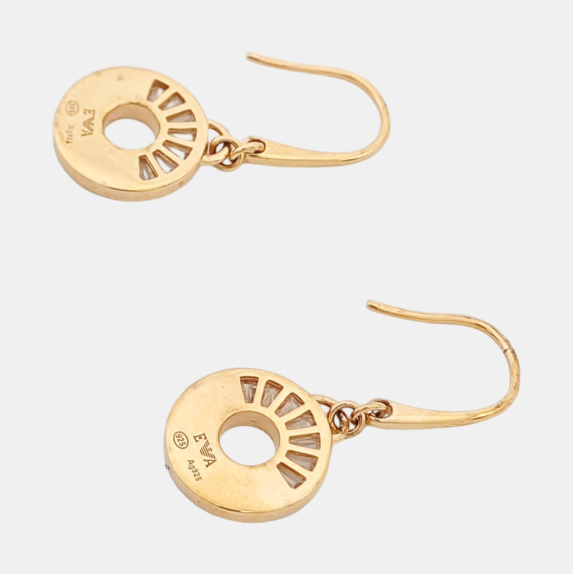 925 Sterling Silver Rose Gold Earrings