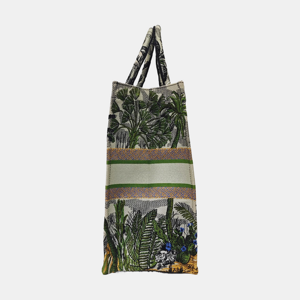 Book Tote Large Canvas Multicolor