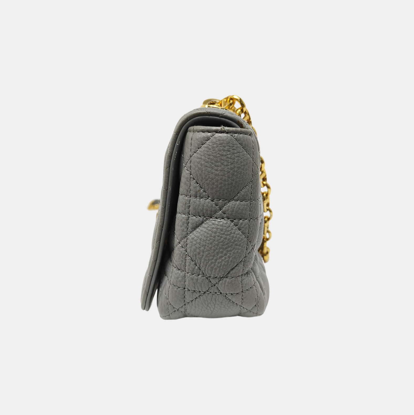 Dior Caro Small Cannage Calfskin Blue