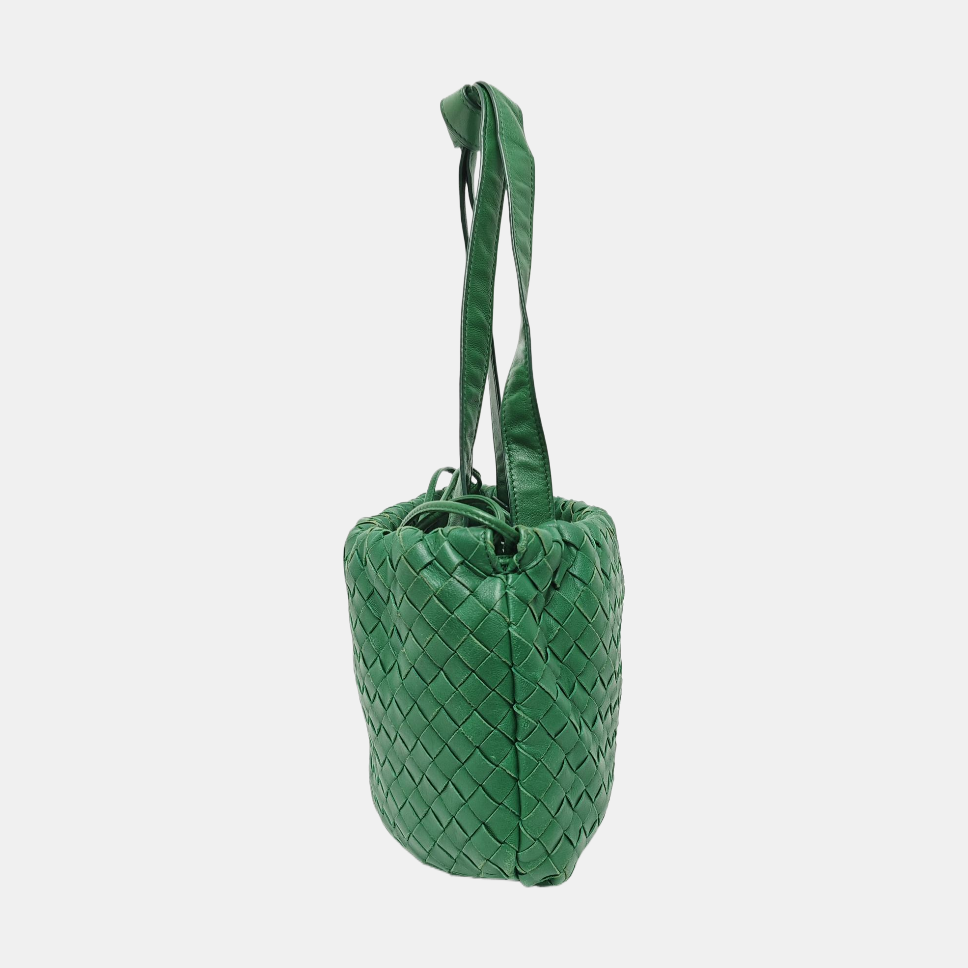Lambskin Shoulder Bag Green