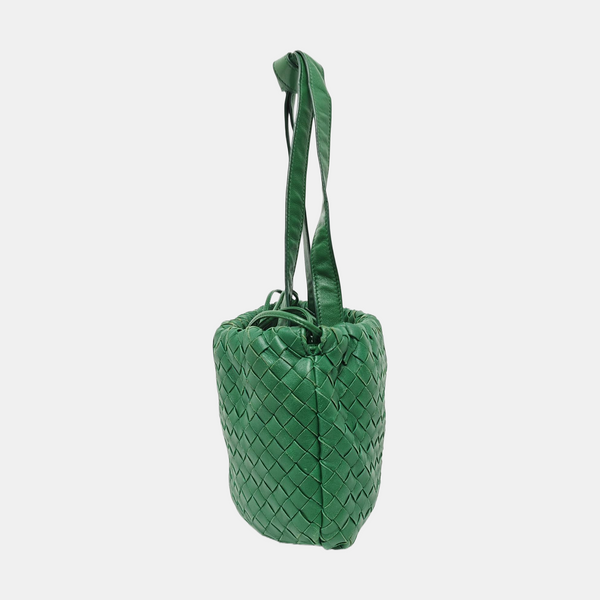 Lambskin Shoulder Bag Green