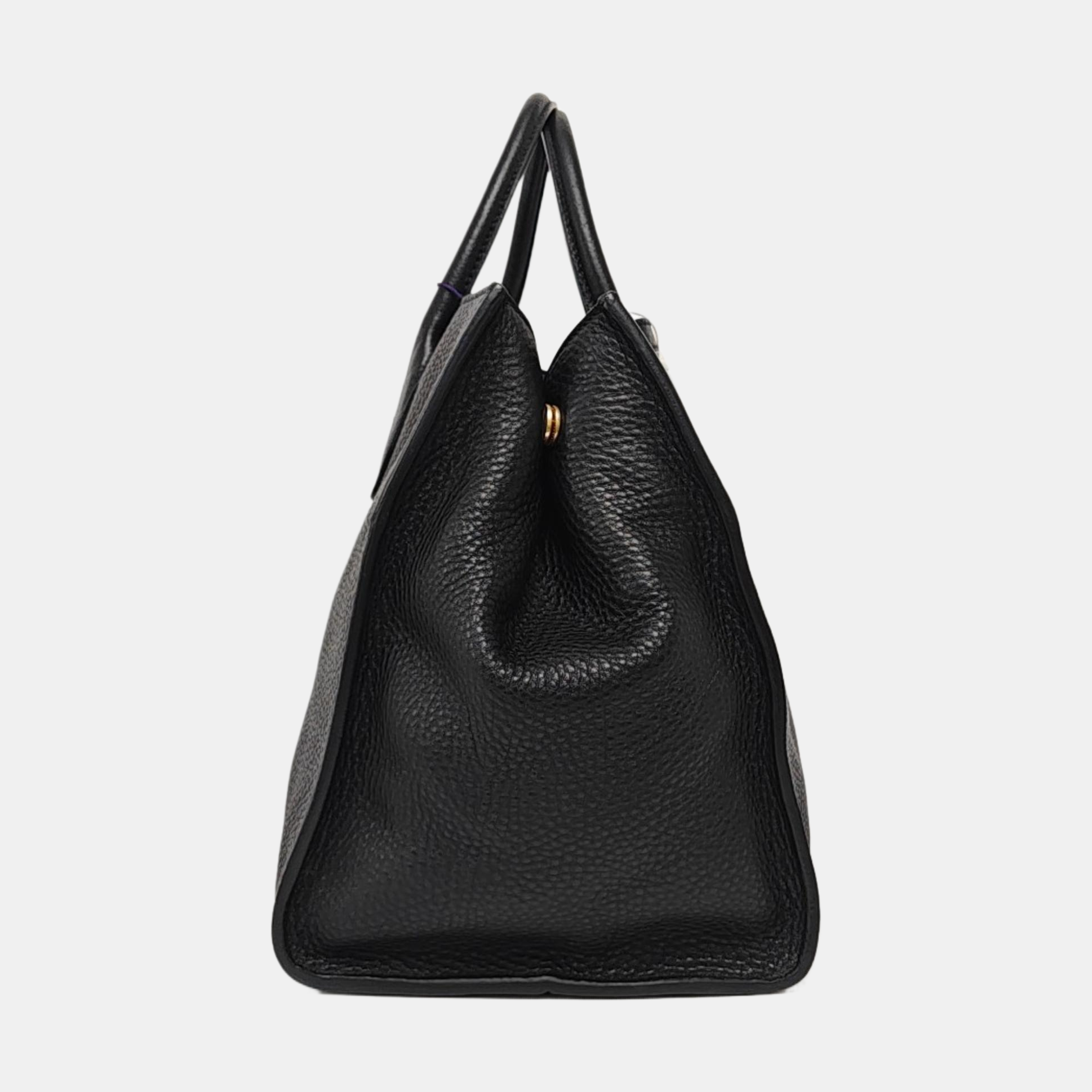 Calfskin Shoulder Bag Black