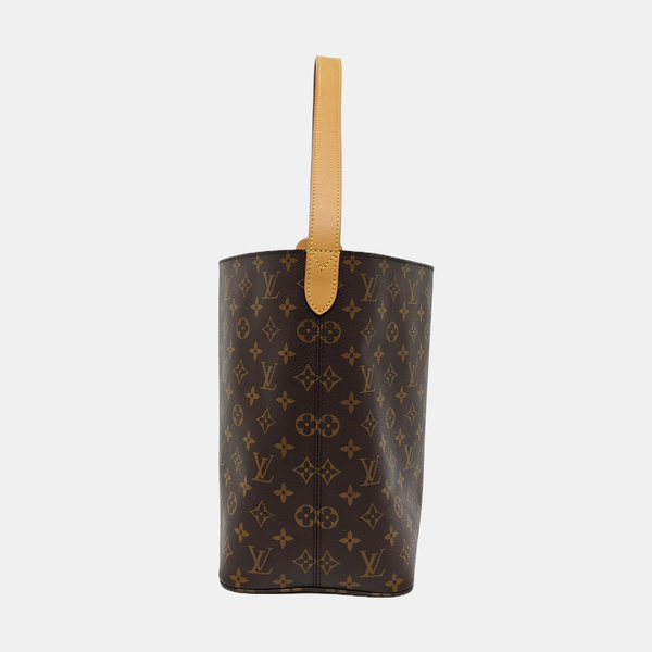 ALL IN GM Monogram Coated Canvas Brown