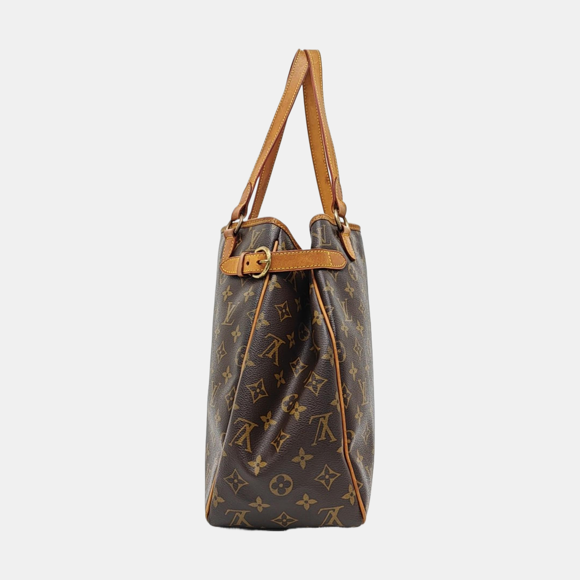 BATIGNOLLES MM Monogram Coated Canvas Brown