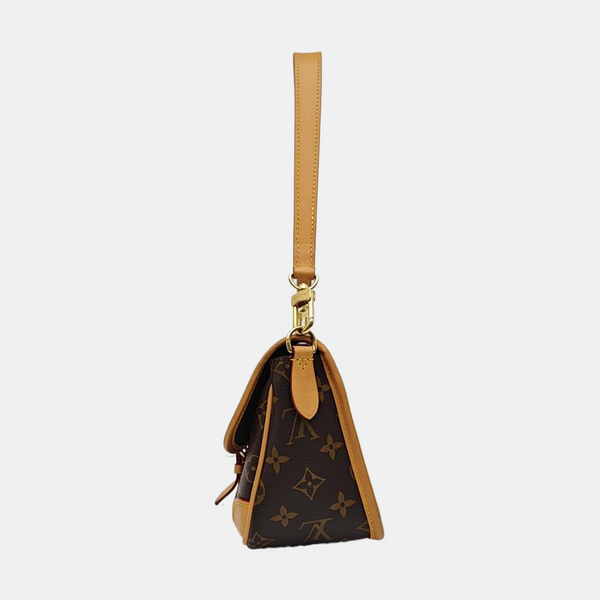 DIANE Monogram Coated Canvas Brown