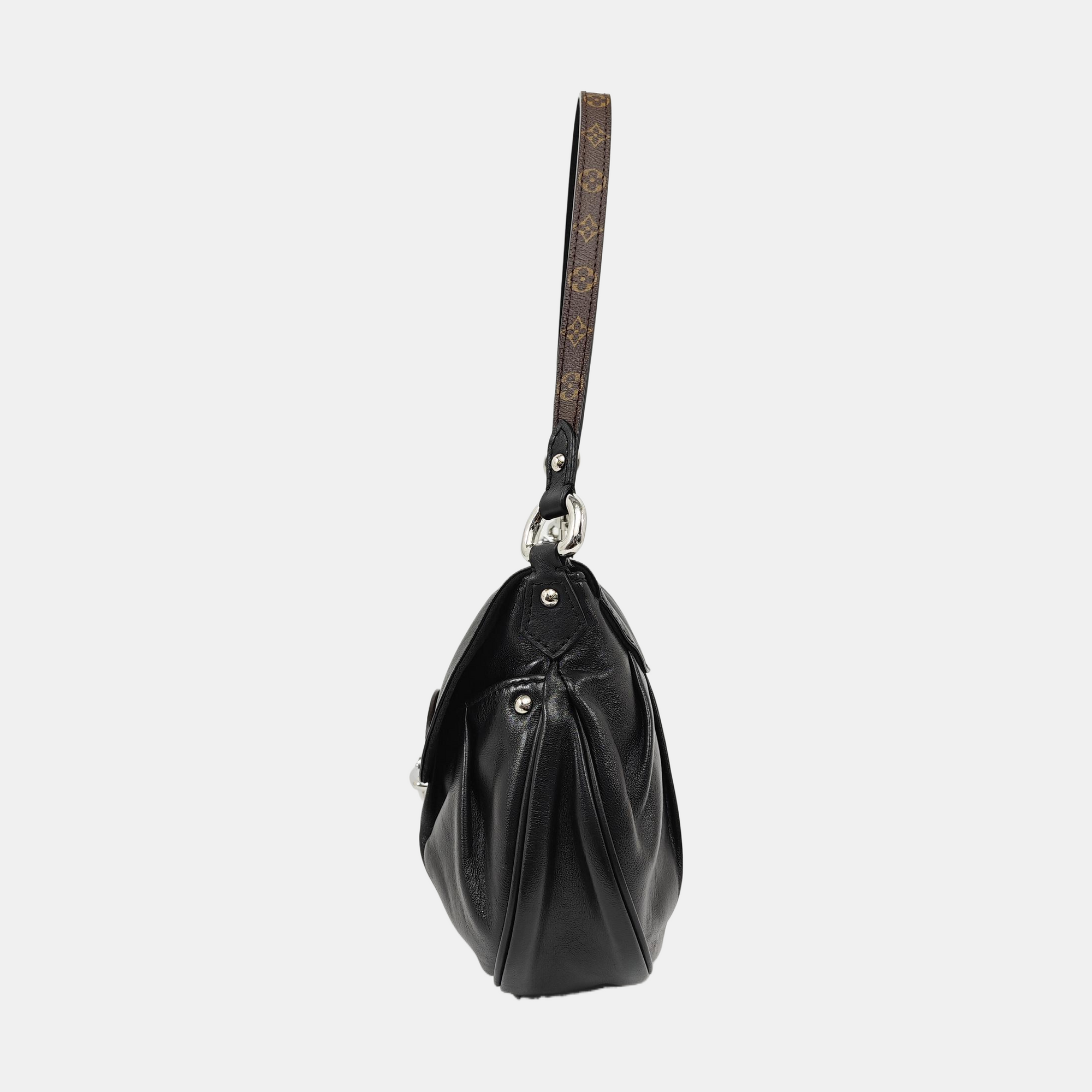 SUNSET Monogram Lambskin Black