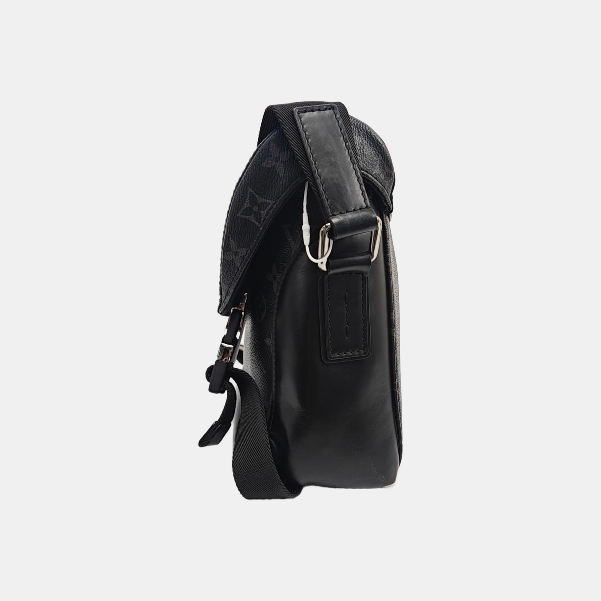 VOYAGER PM Monogram Coated Canvas Black