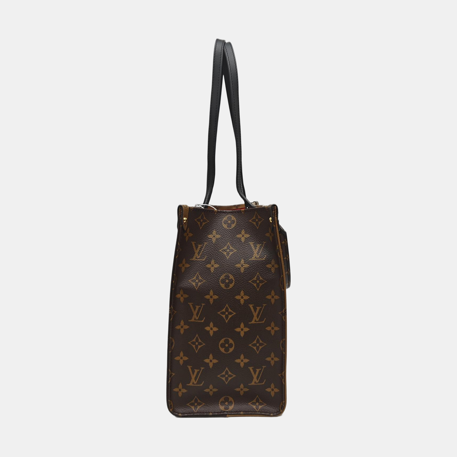 ONTHEGO MM Monogram Coated Canvas Brown