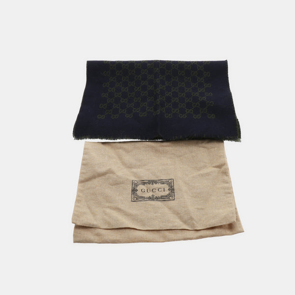 Wool Scarf Blue