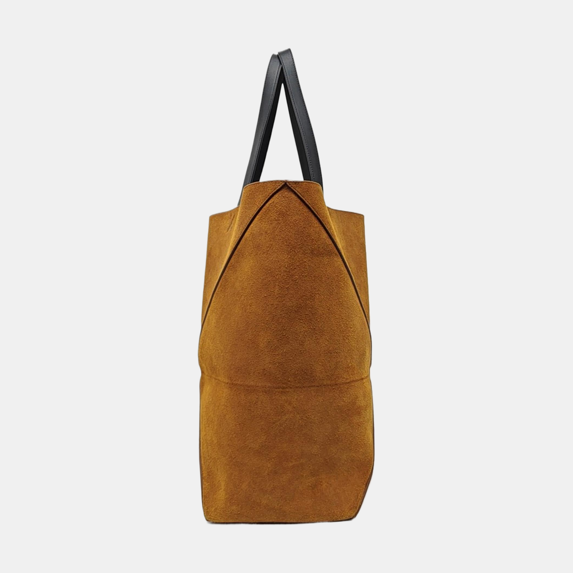 Puzzle Fold Suede Brown
