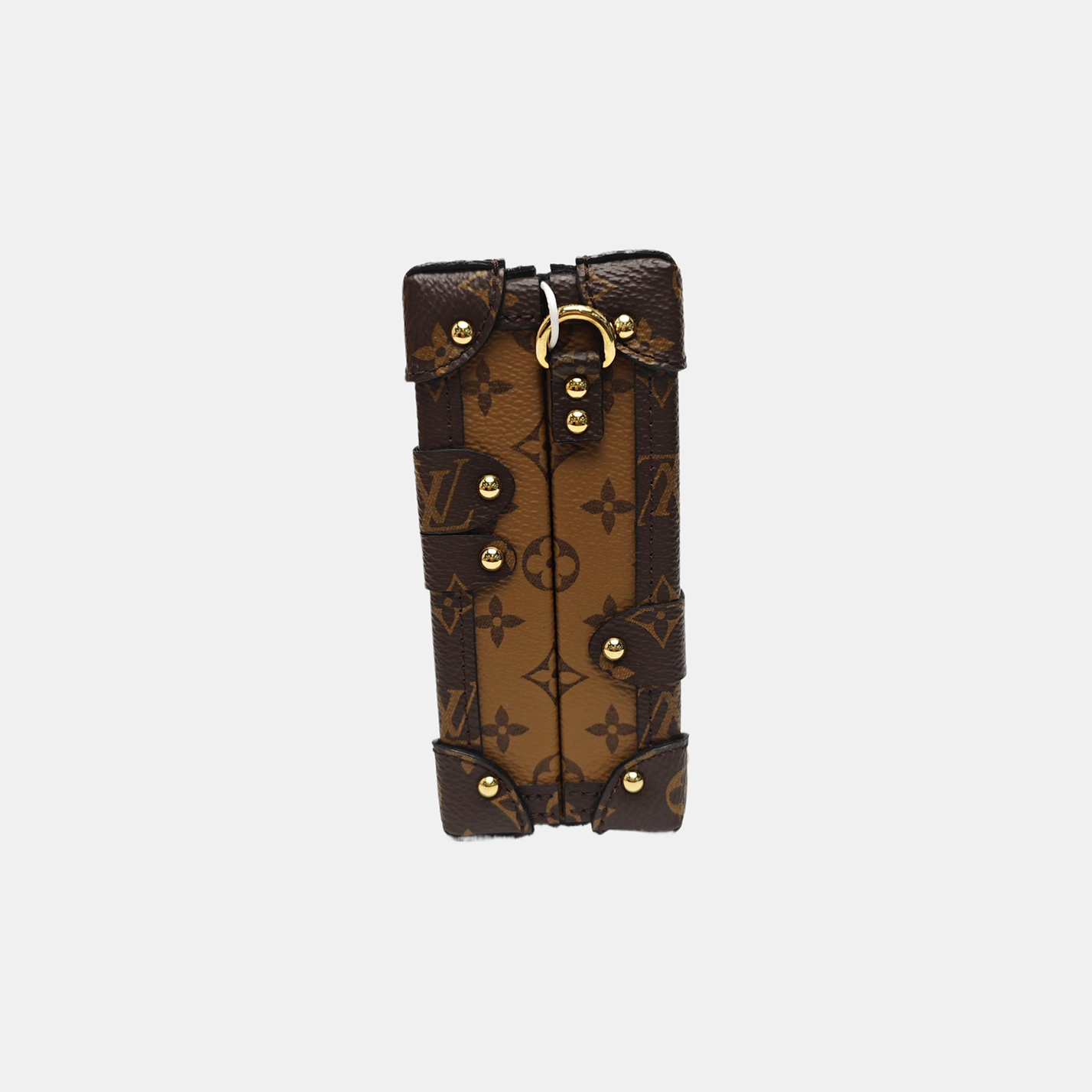PETITE MALLE Monogram Coated Canvas Brown