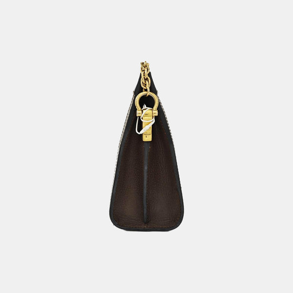 Ophidia Small Monogram Coated Canvas Beige