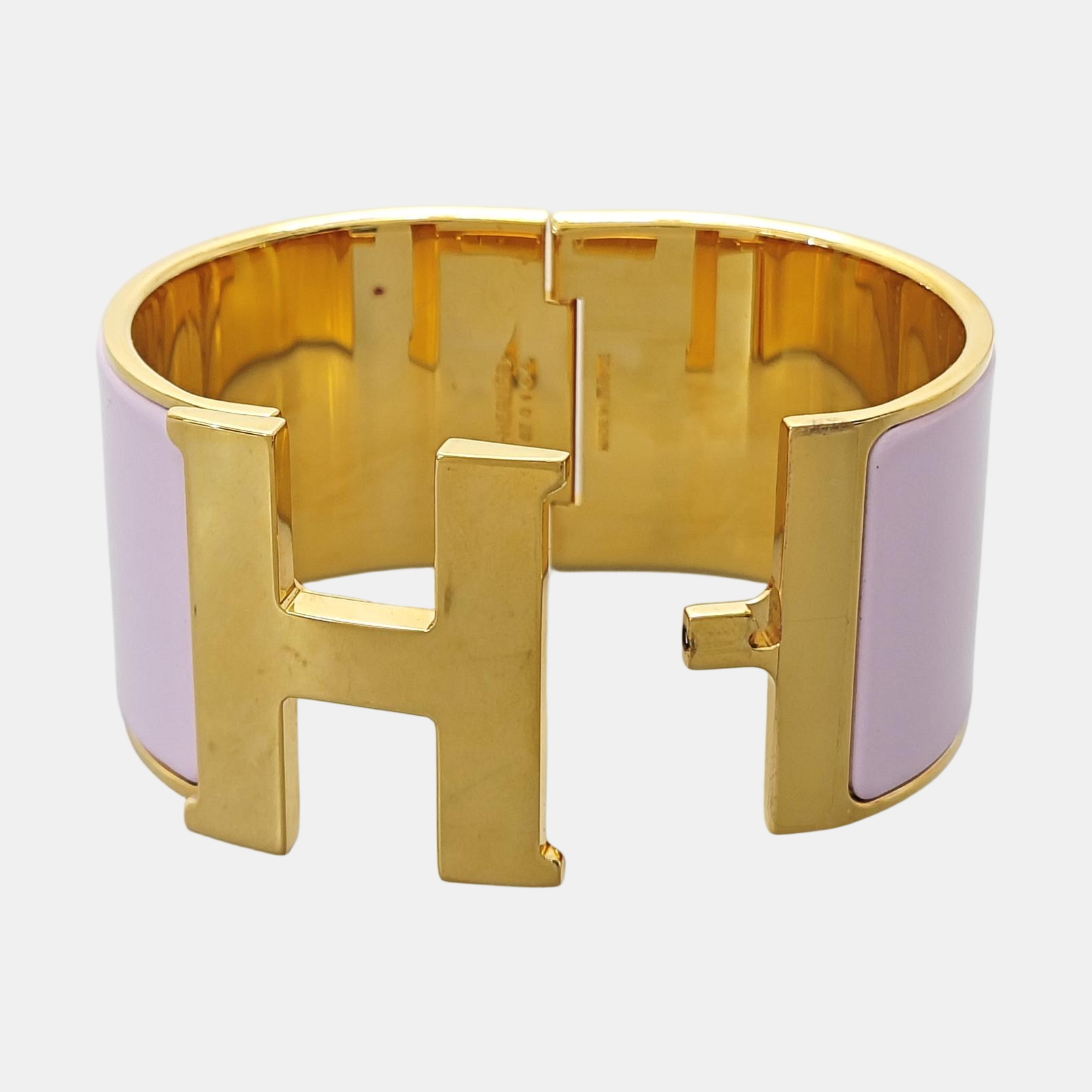 Clic H Metal Gold Bangle