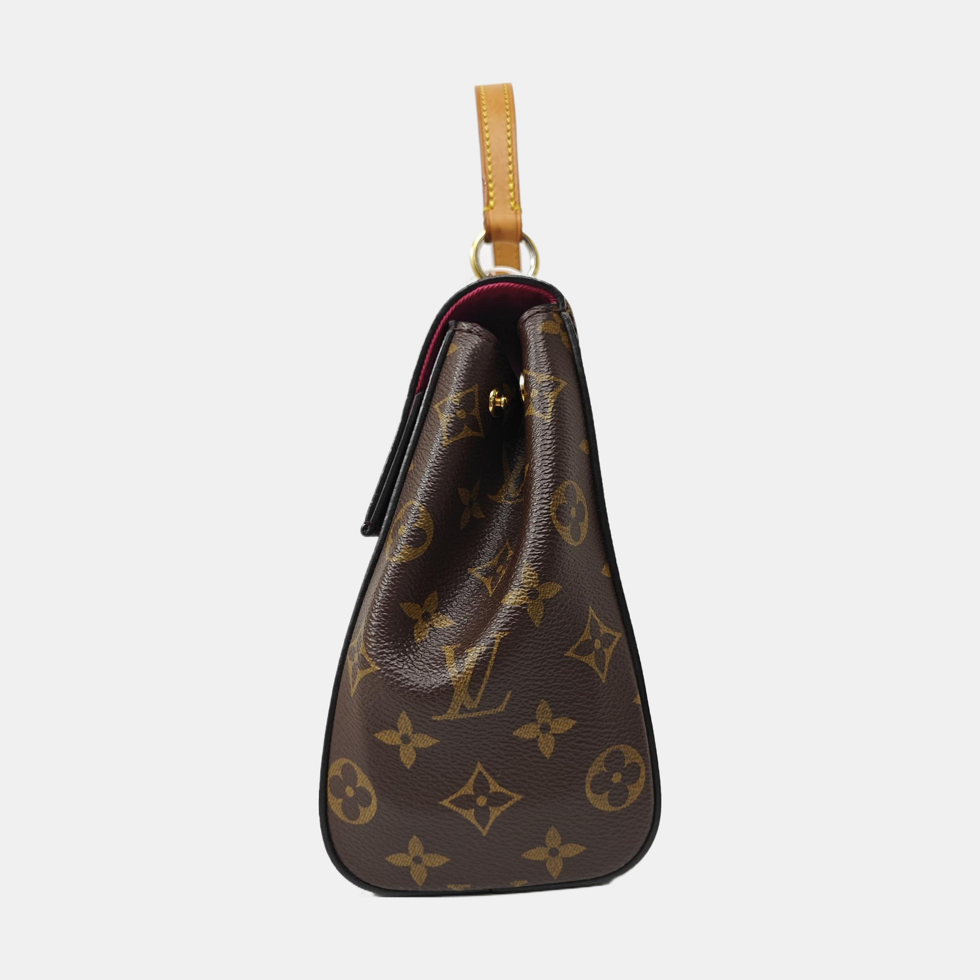 CLUNY PM Monogram Coated Canvas Brown