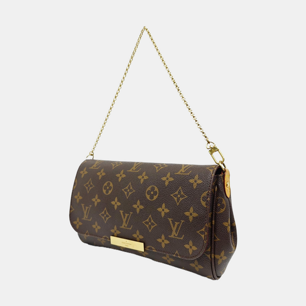 FAVORITE MM Monogram Coated Canvas Brown