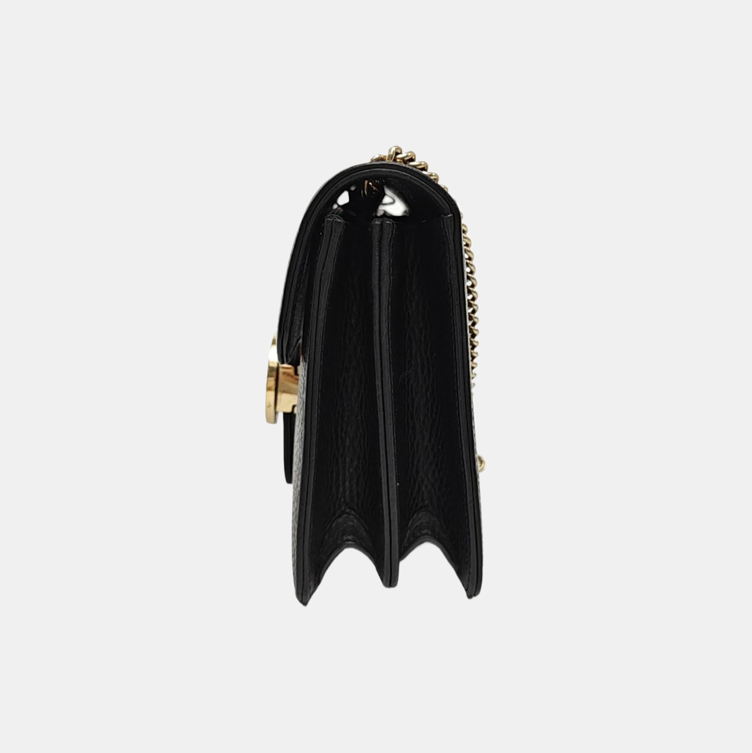 Interlocking G Small Calfskin Black