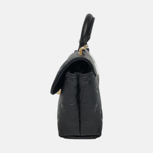MADELEINE Nano Monogram Calfskin Black