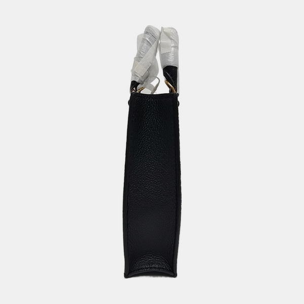 SAC PLAT Mini Calfskin Black