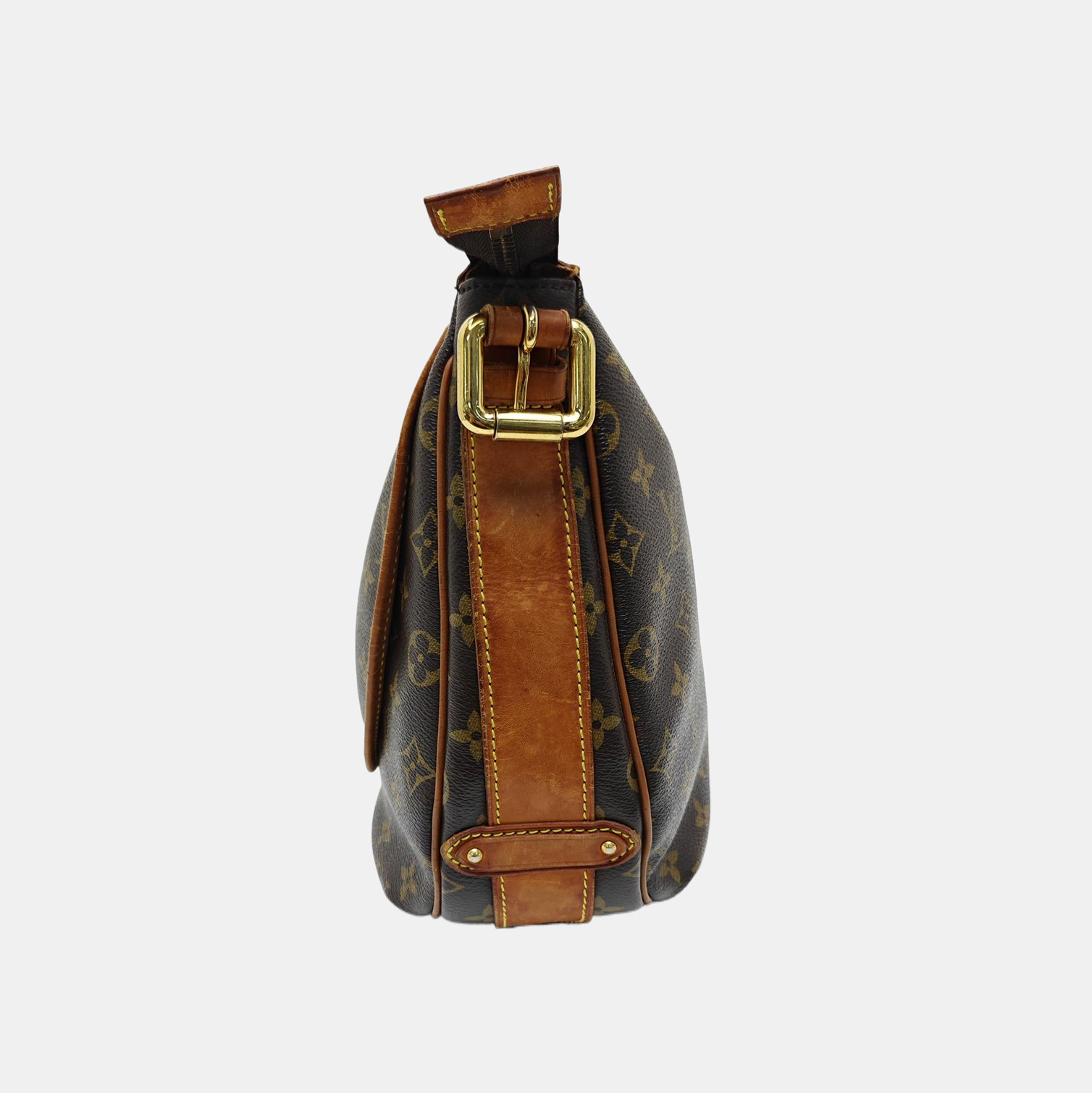 TULUM GM Monogram Coated Canvas Brown