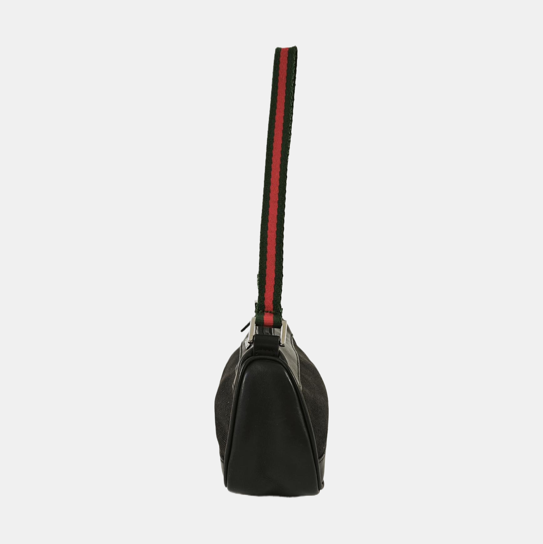 Denim Top Handle Bag Black