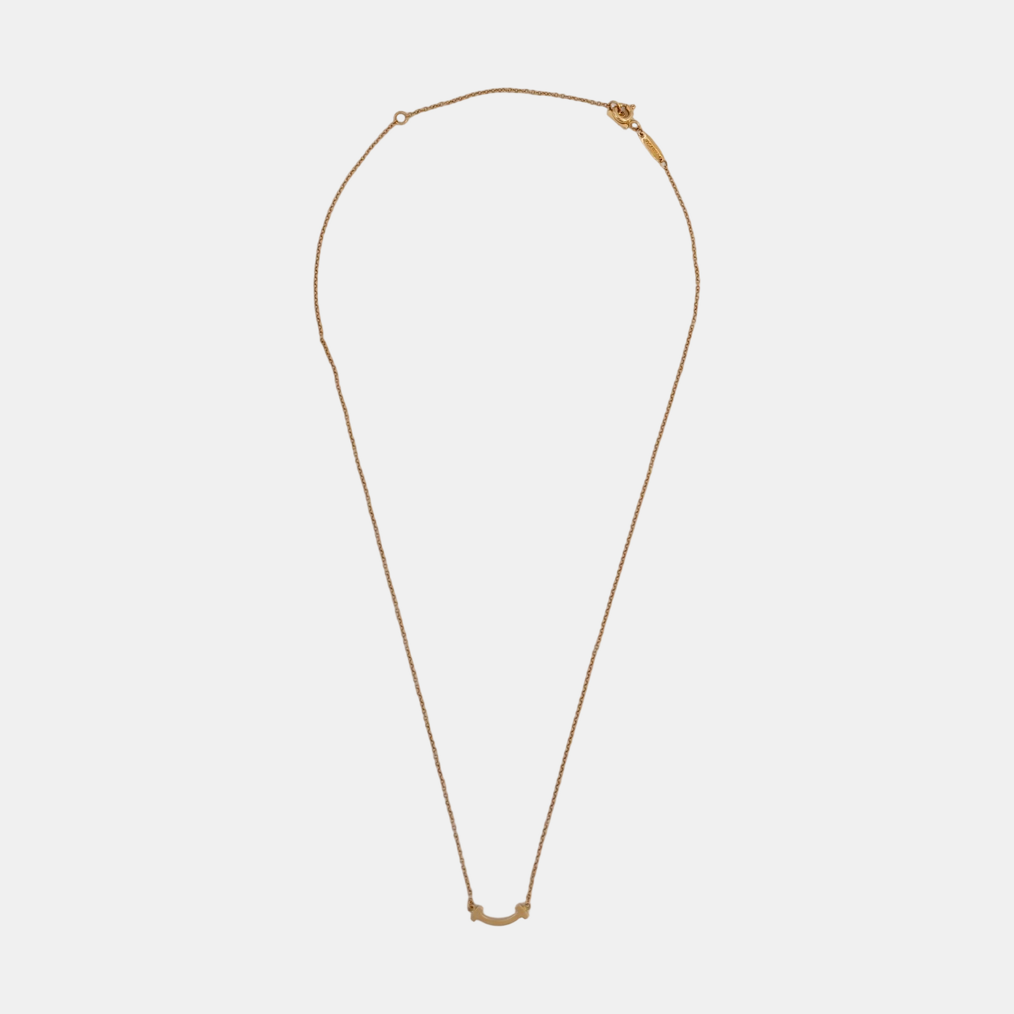 Tiffany T 18k Rose Gold Necklace