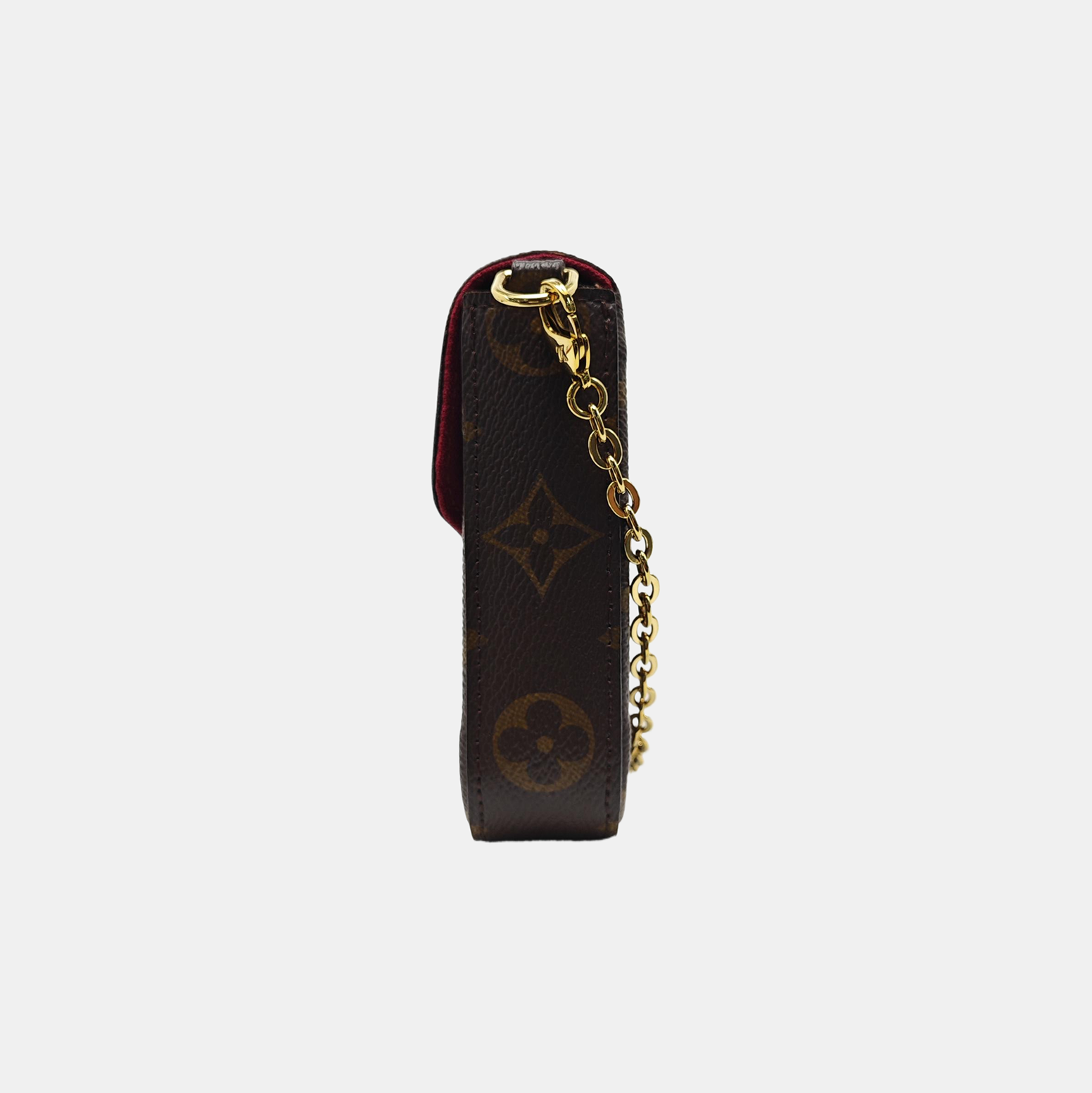 FÉLICIE Monogram Coated Canvas Brown
