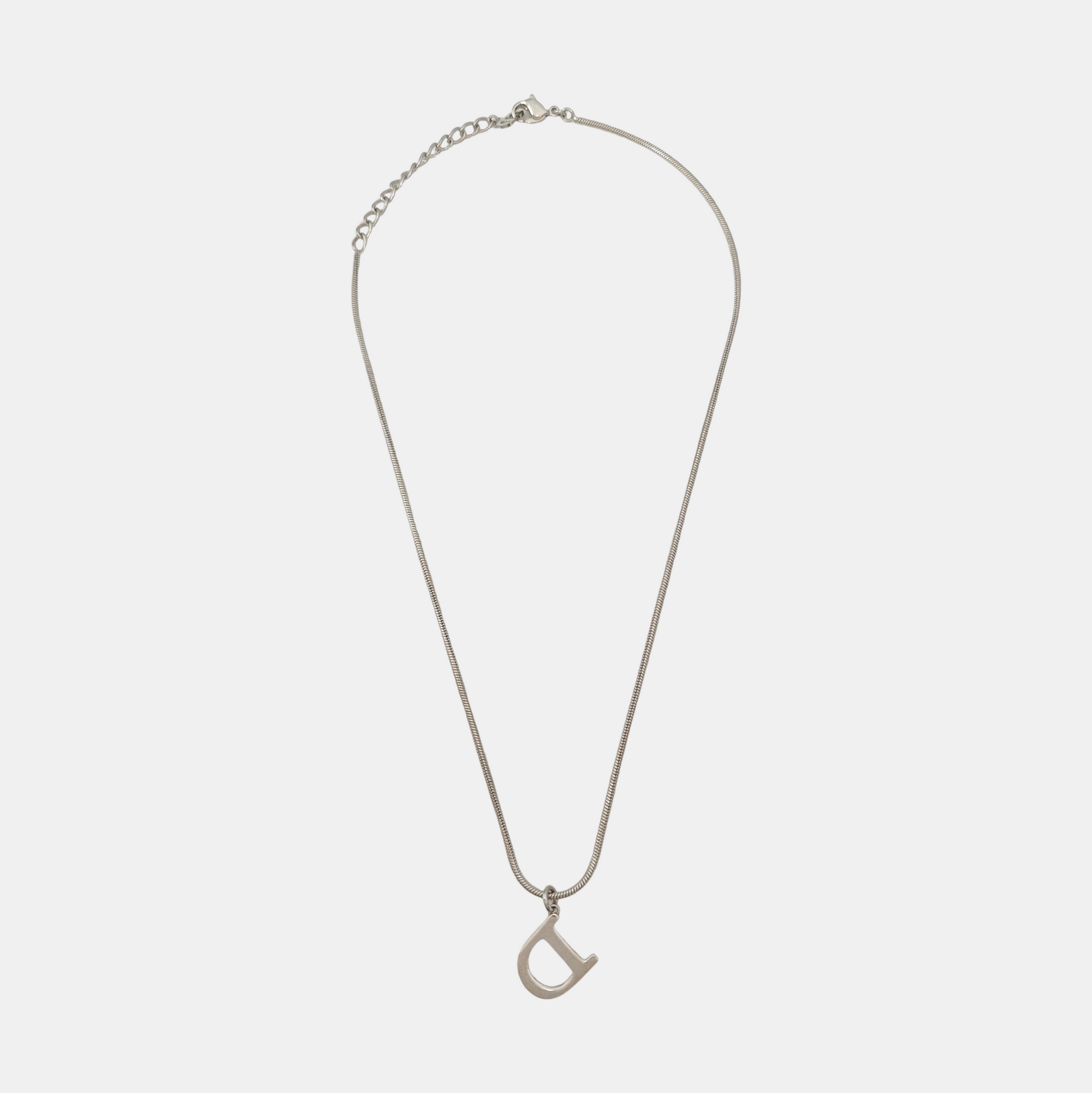 CD Swing Metal Silver Necklace