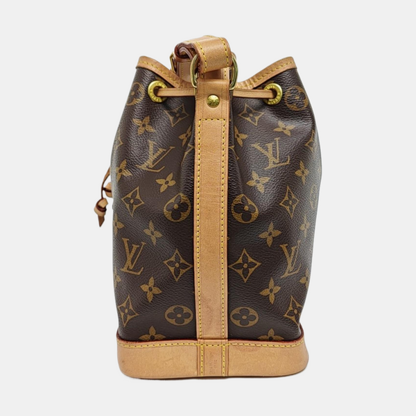 NOÉ BB Monogram Coated Canvas Brown