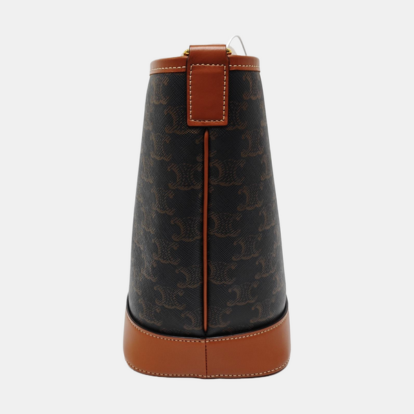 TRIOMPHE CANVAS Small Coated Canvas Brown