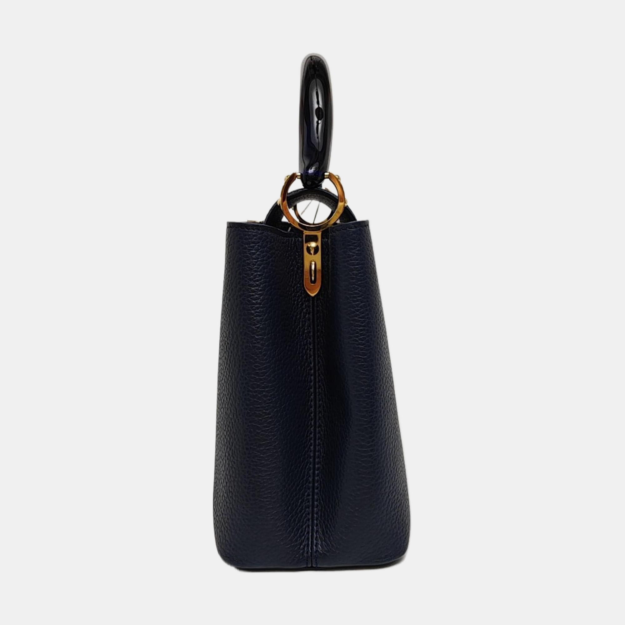 CAPUCINES MM Calfskin Blue