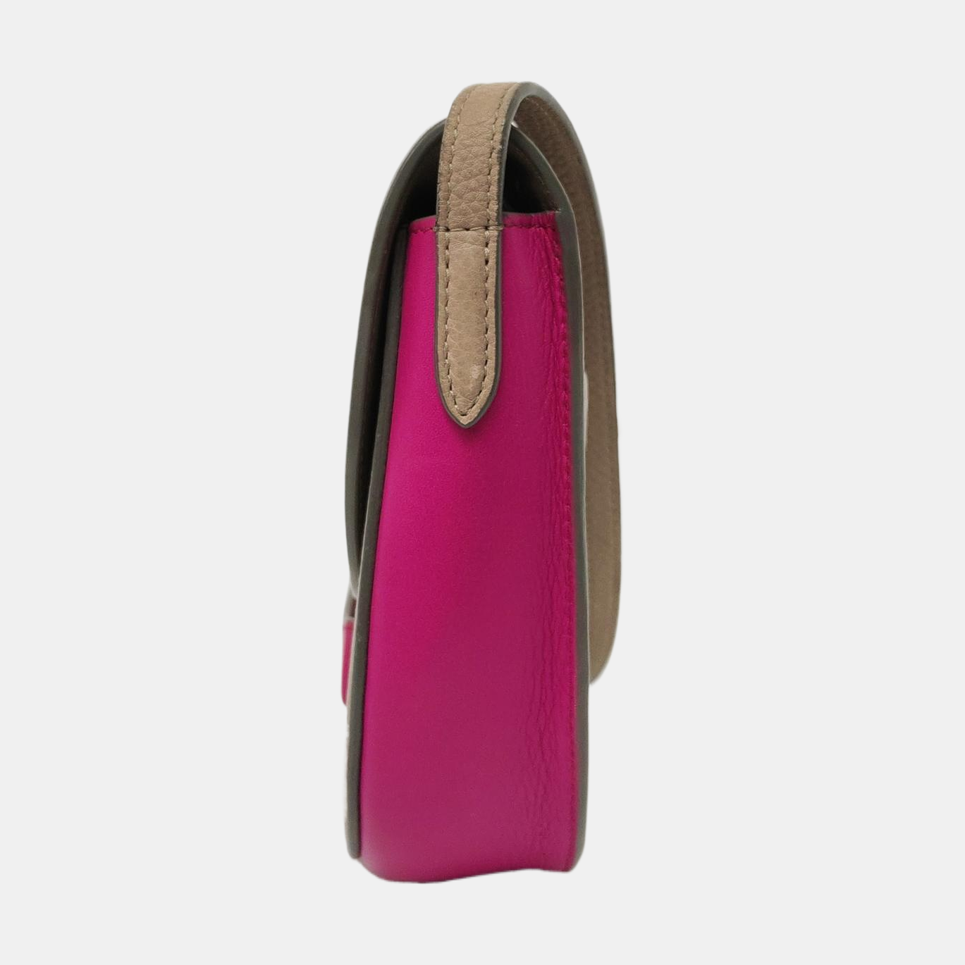 TROTTEUR Small Calfskin Gray