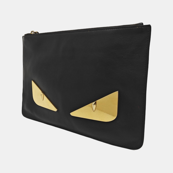 Calfskin Clutch Black