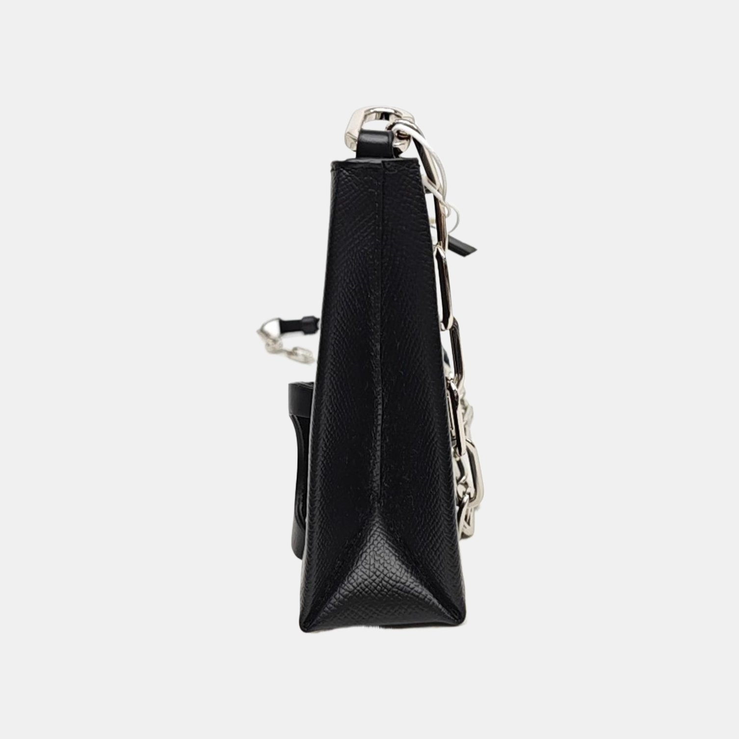 Calfskin Shoulder Bag Super Mini Black
