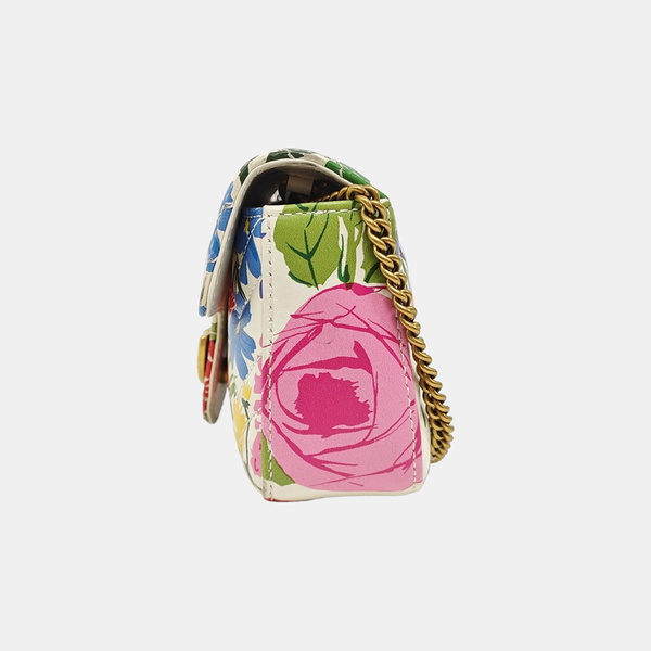 GG Marmont Mini Quilted Calfskin Multicolor
