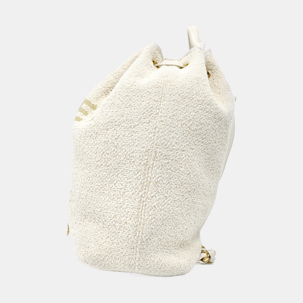 DEAUVILLE Small Fabric White