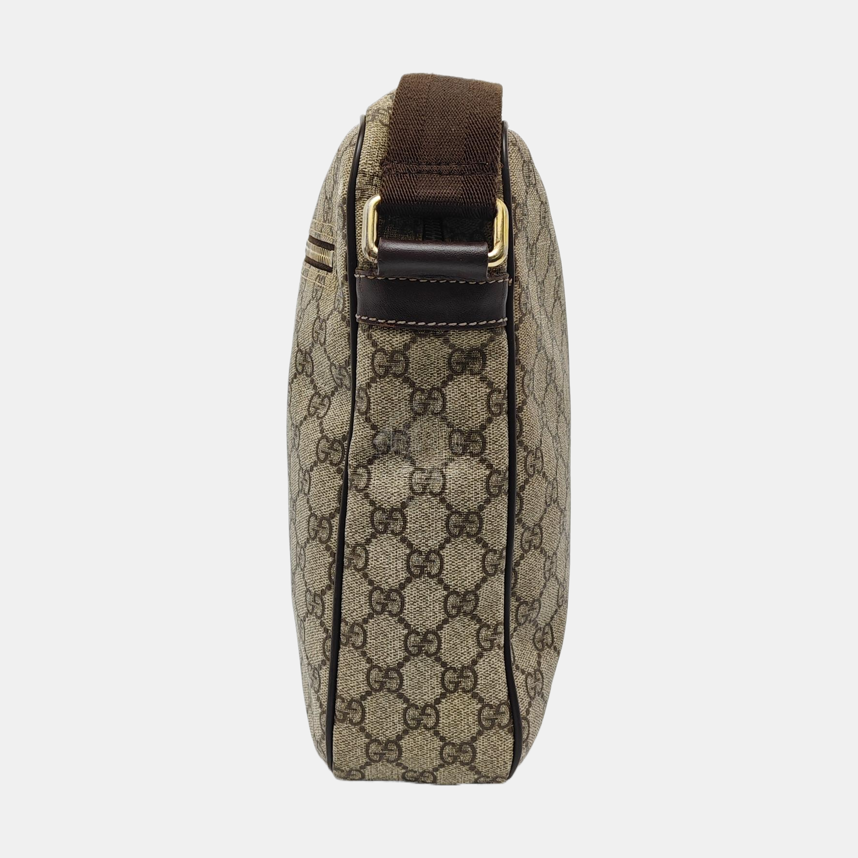GG Supreme Monogram Coated Canvas Black