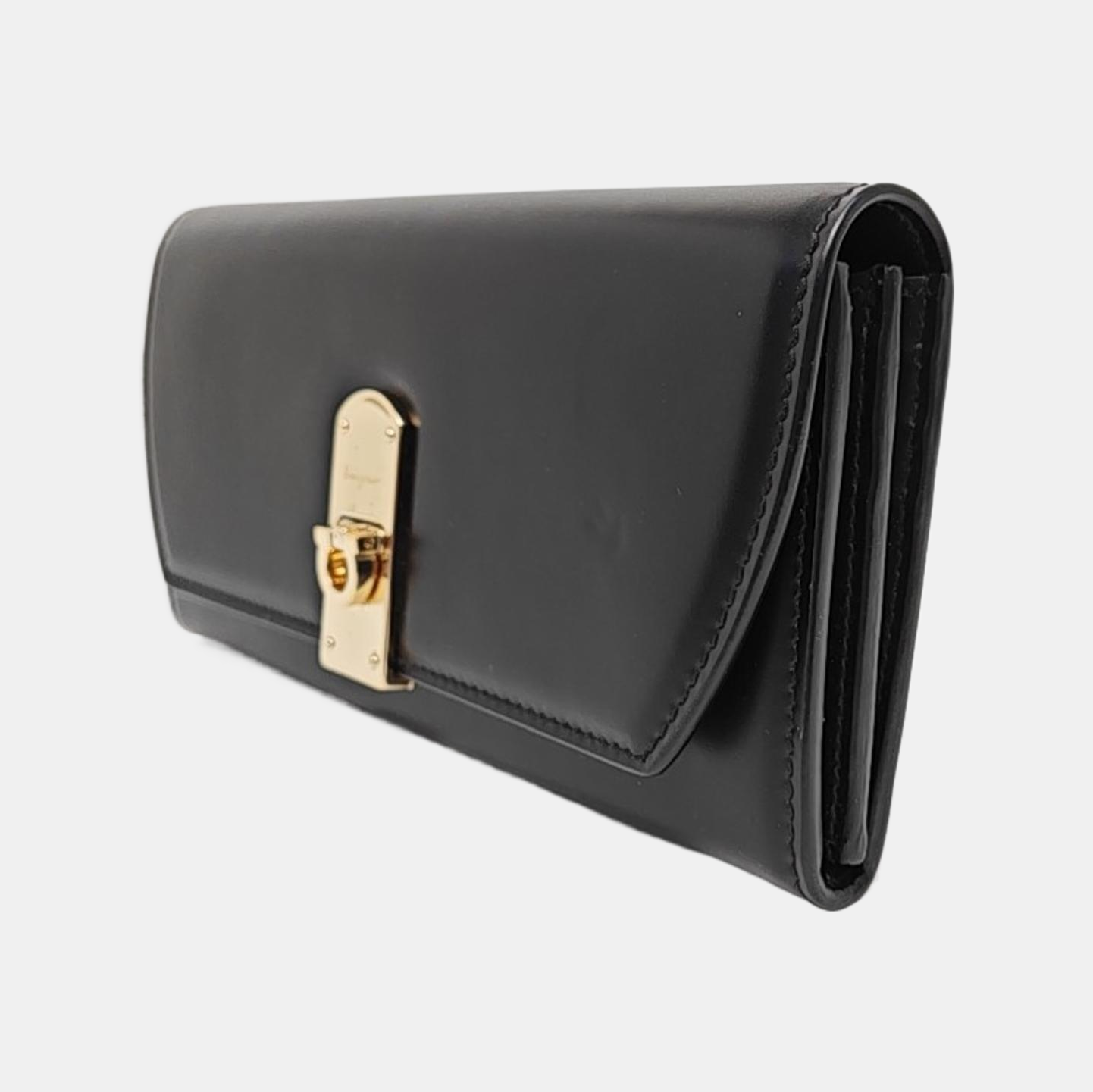 Boxyz Calfskin Black Wallet