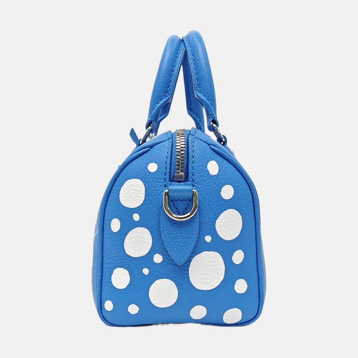 Monogram Calfskin Shoulder Bag Blue